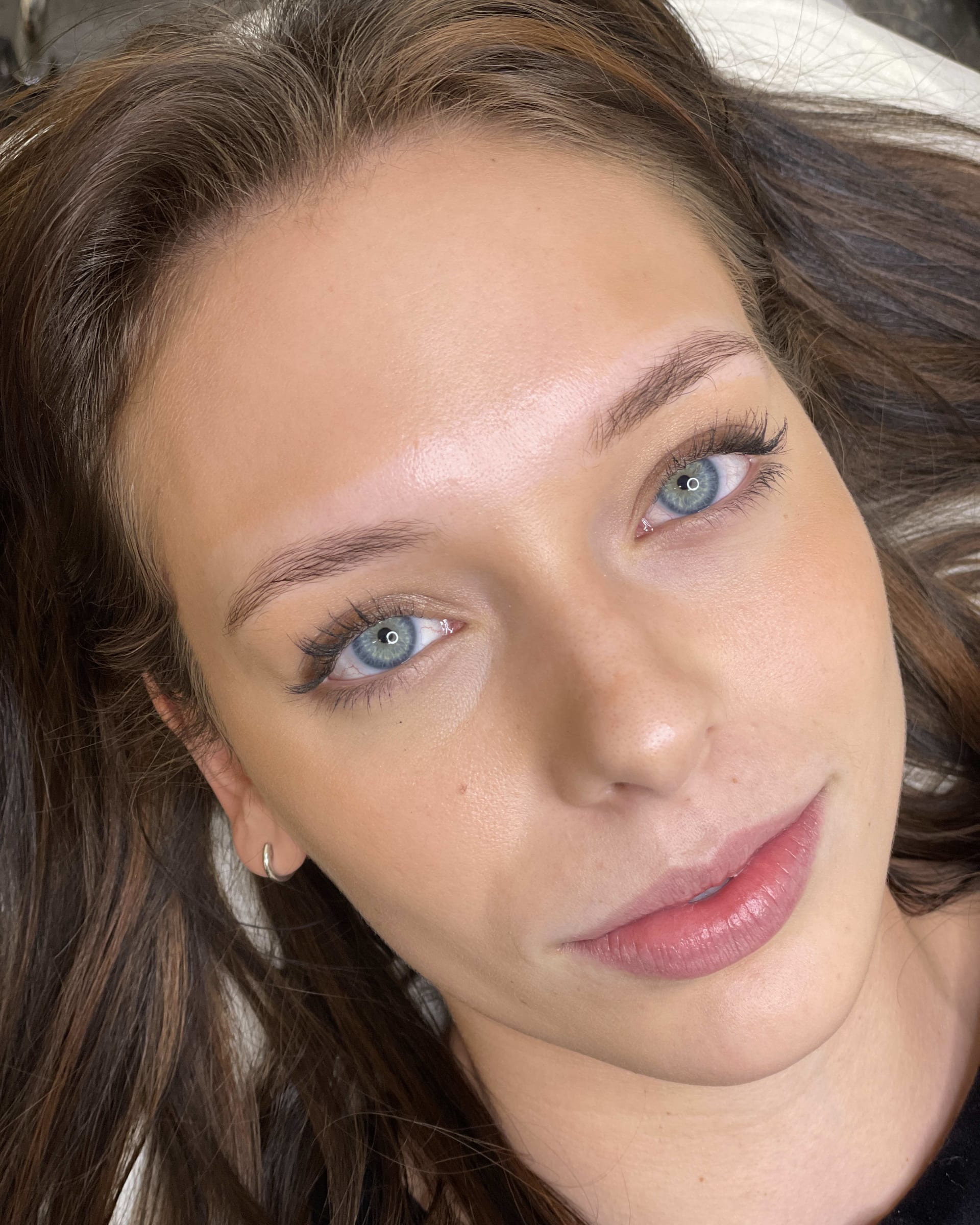 Before microblading - Montgomery client