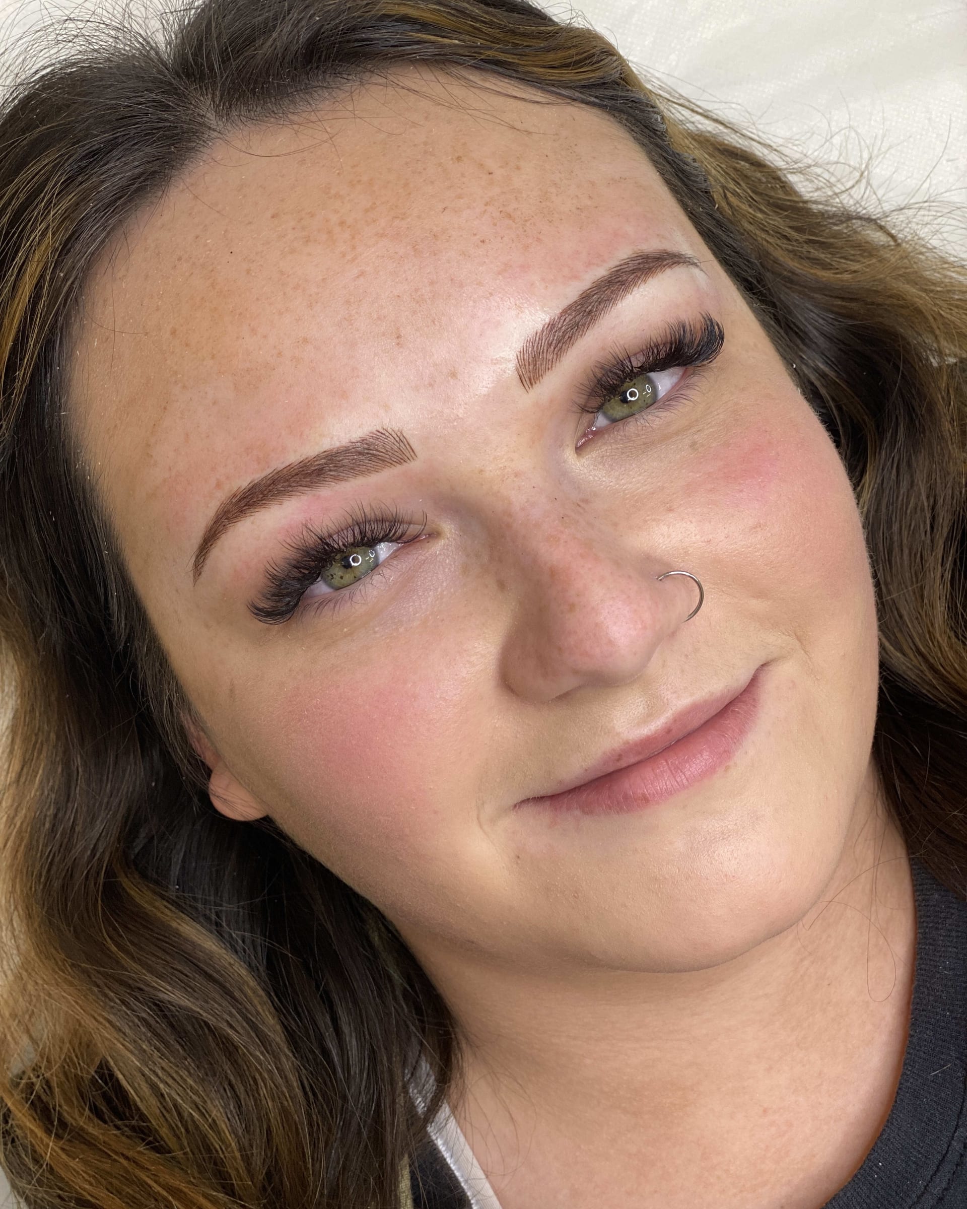 After microblading - Wheaton client