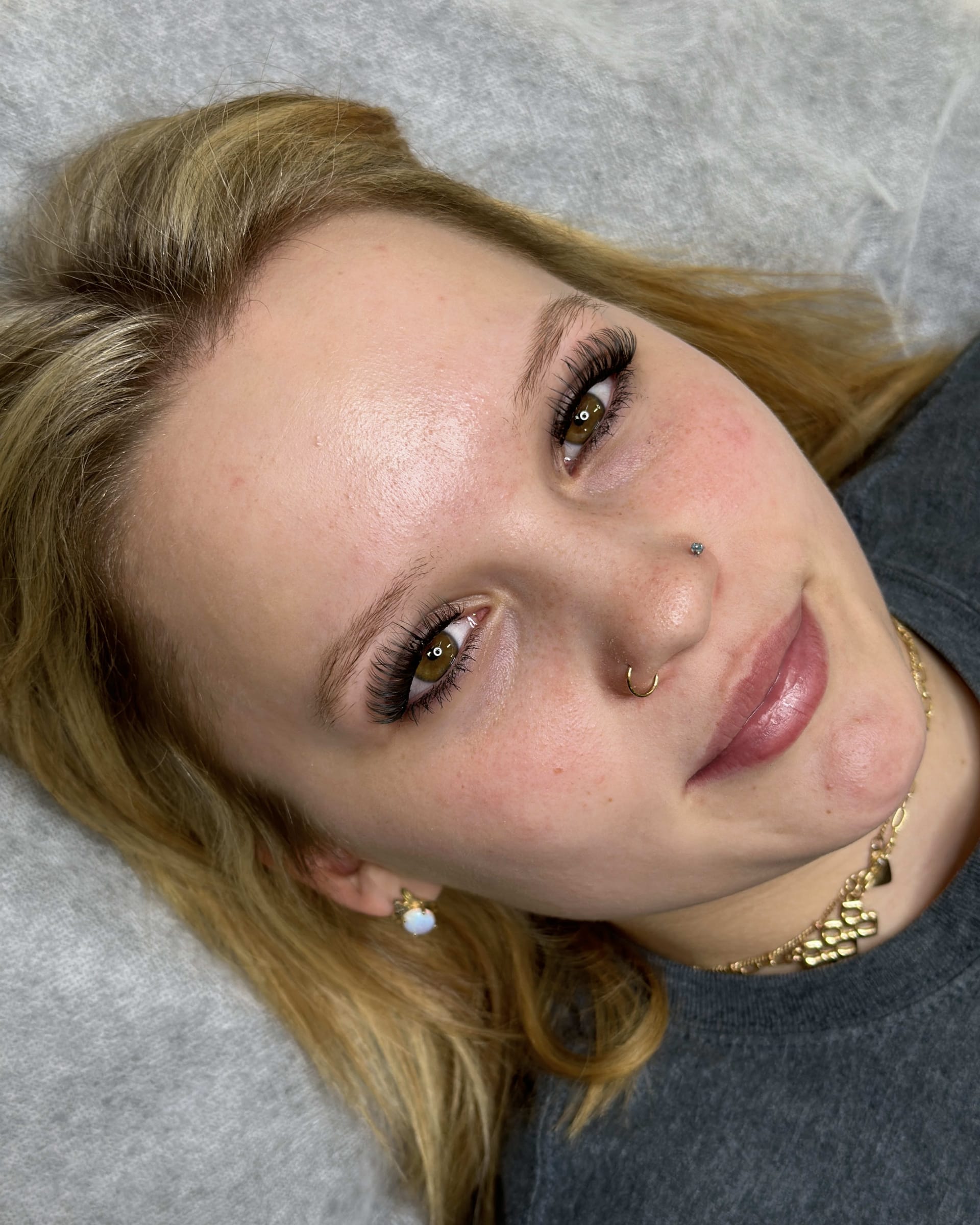 Before microblading - Barrington client
