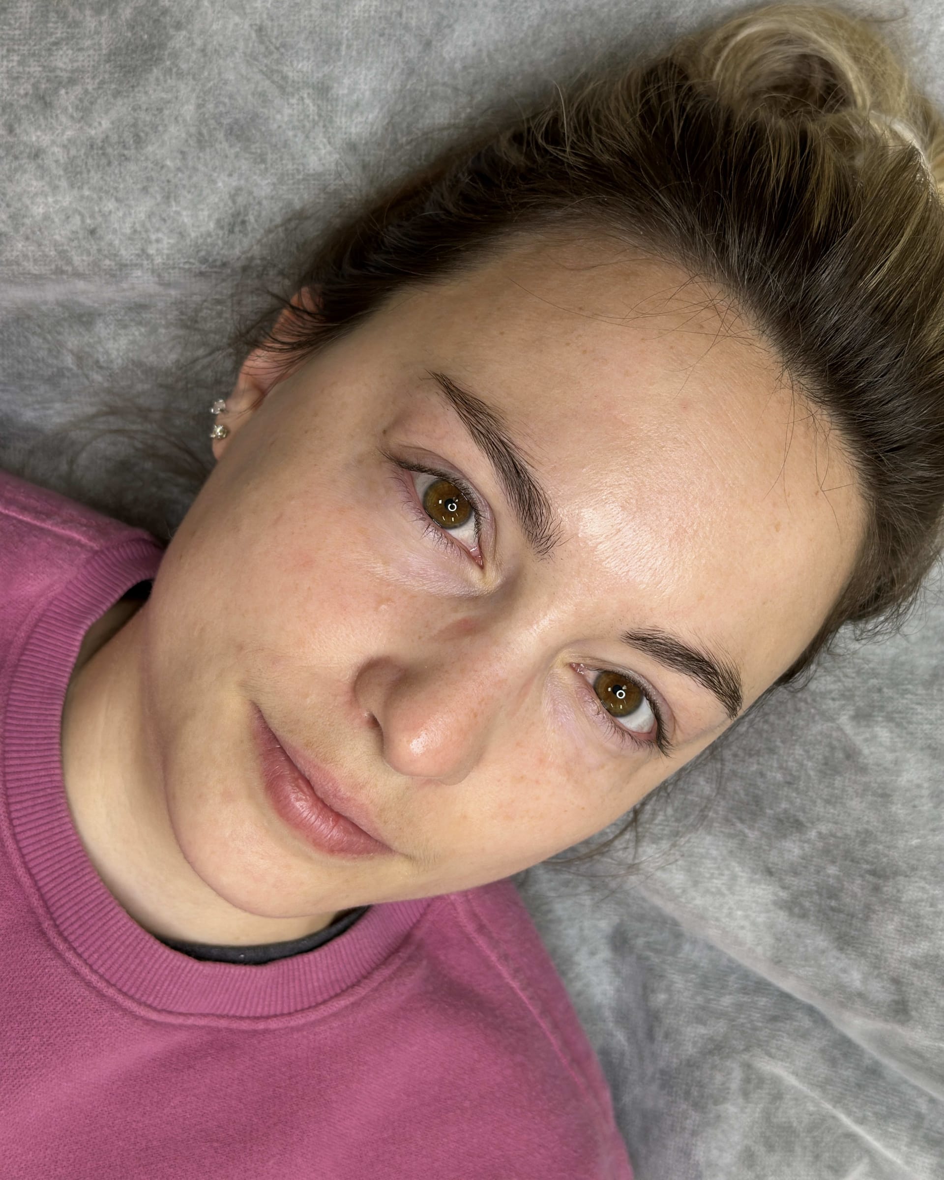 Before microblading - Downers Grove client