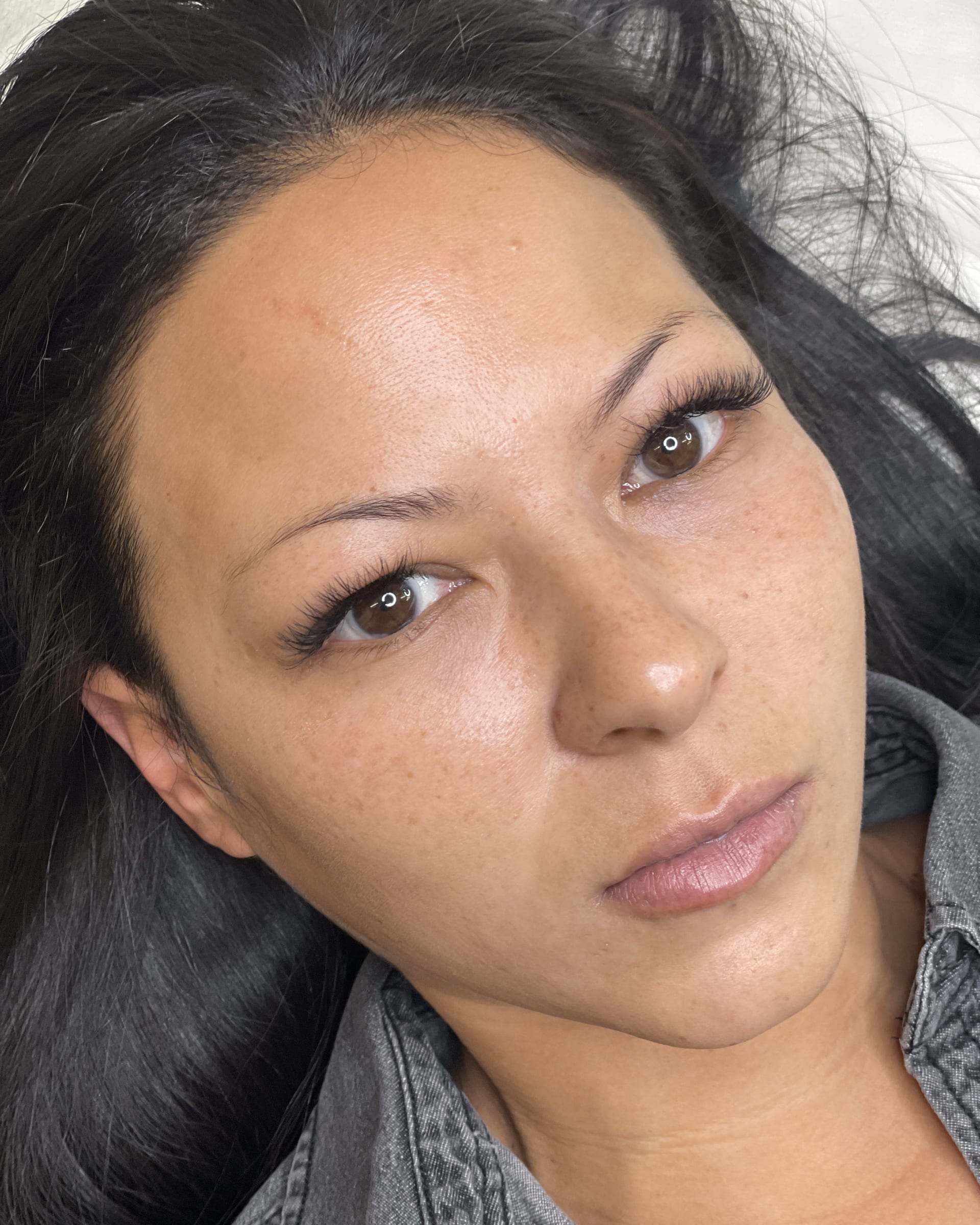 Before microblading - Lemont client