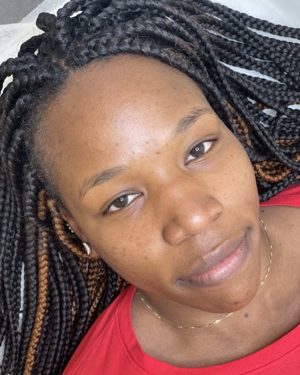 Before microblading - Black transformation