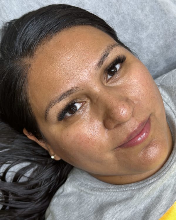 Before microblading - Bolingbrook client