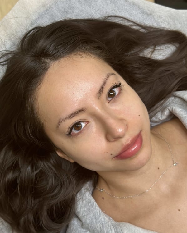 Before microblading - Lemont client
