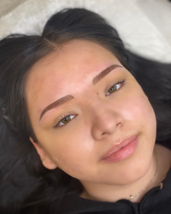After microblading - Mexican transformation