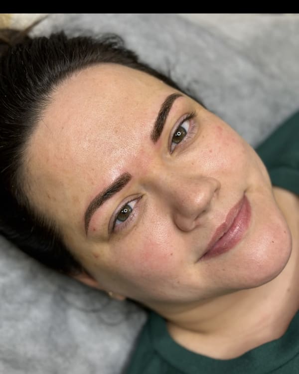 After microblading - Lisle client