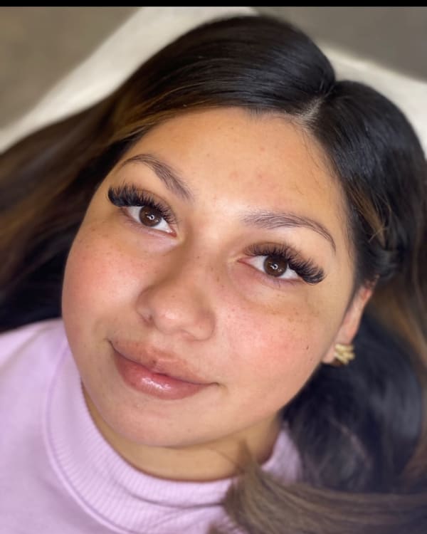 Before microblading - Lockport client