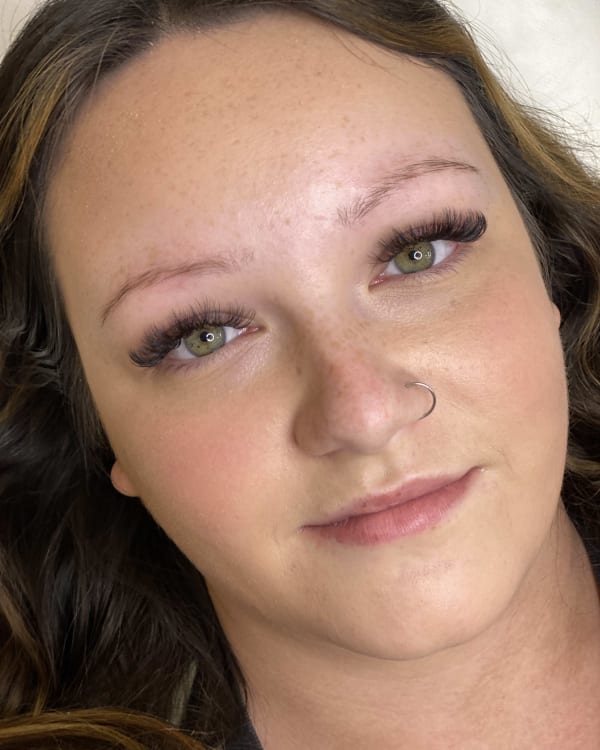 Before microblading - Woodridge client