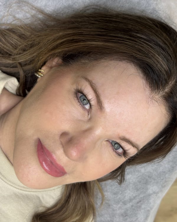 Before microblading - Mature transformation
