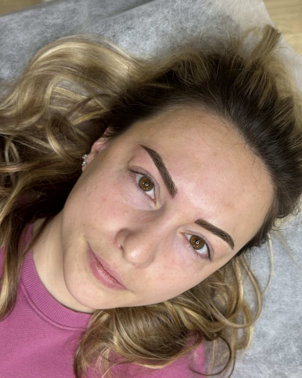 After microblading - New Lenox client