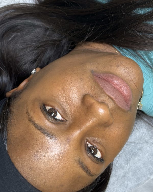 Before microblading - Plainfield client