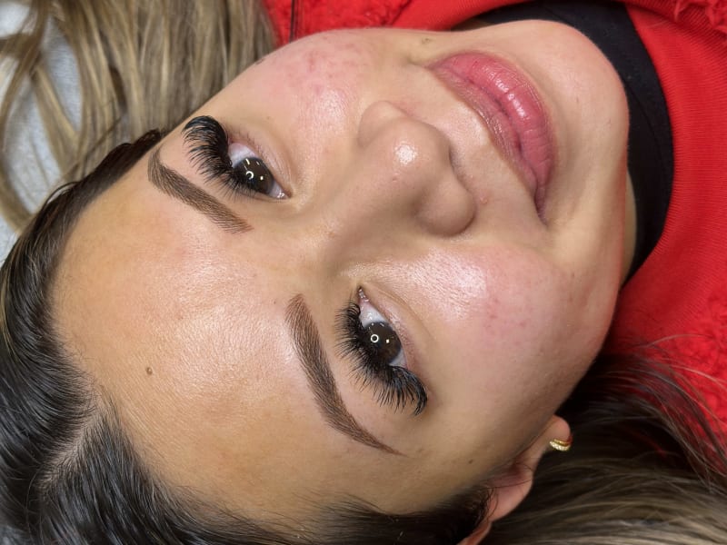 After microblading - Schaumburg client