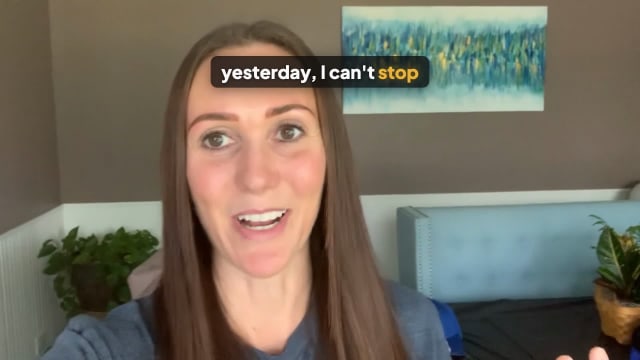 Video testimonial preview from Carrie