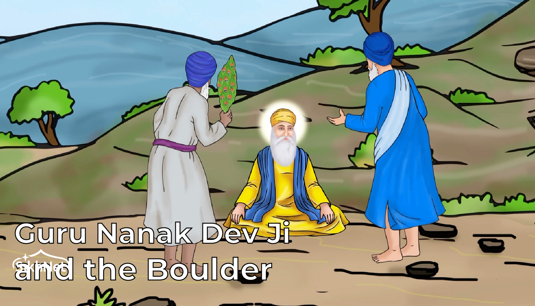 Guru Nanak Dev Ji & the Boulder
