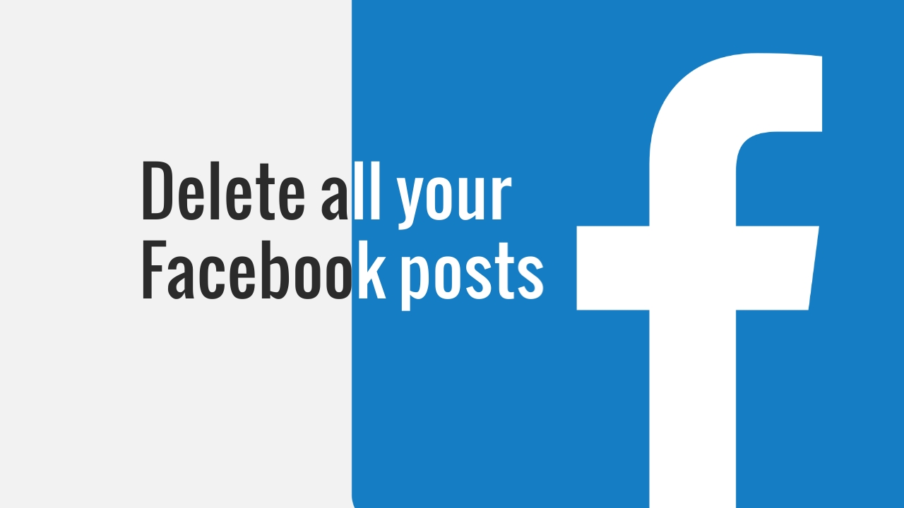 Delete all you facebook posts using Dev Tools | NStack