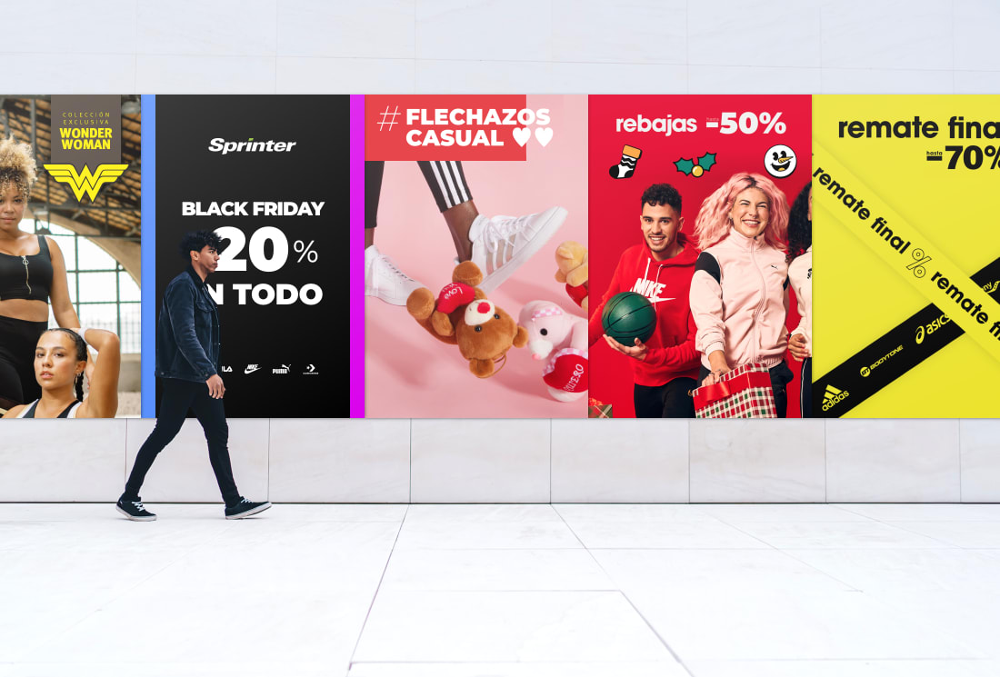 Carteles promociones - Sprinter E-commerce Omnichannel