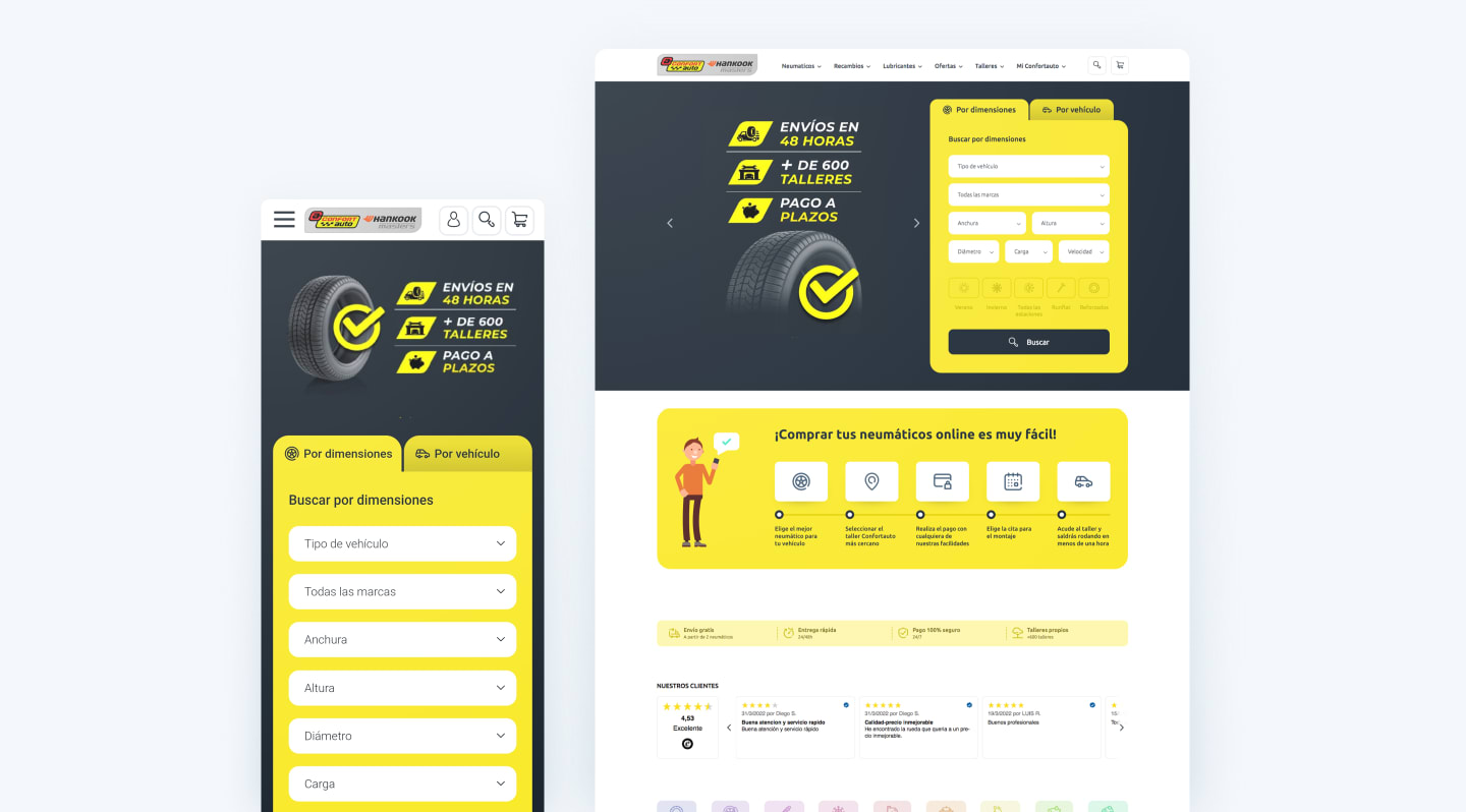 Responsive Web Design - Confortauto