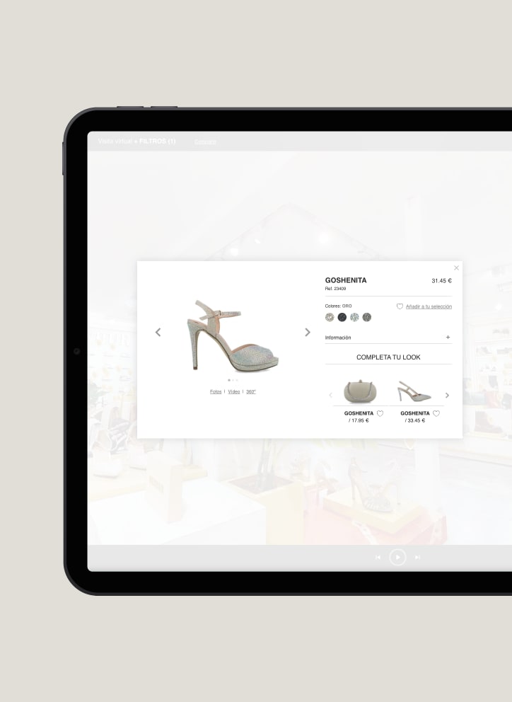 Detalle ficha producto - Menbur Showroom E-commerce B2C