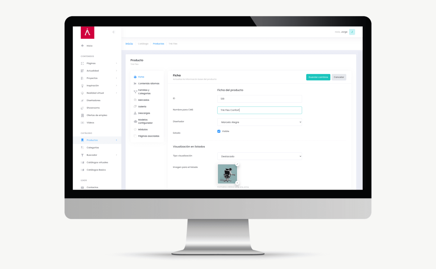 Actiu custom CMS demo