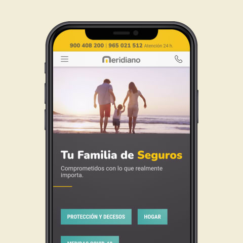 Seguros Meridiano - Web, UI, Contents - En vivo