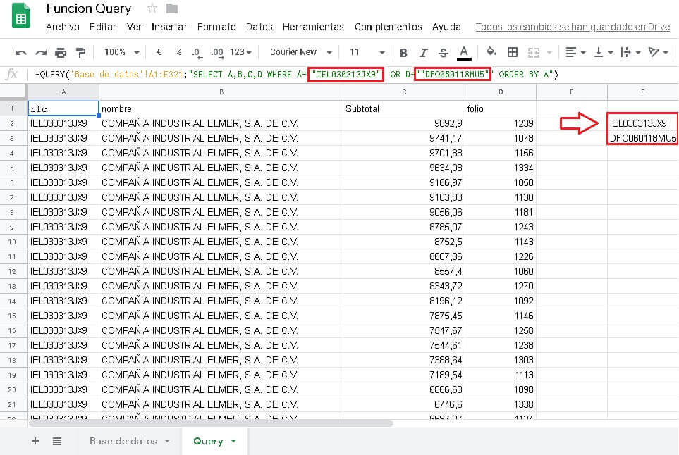 Funcion query google sheets nivelproexcel excel