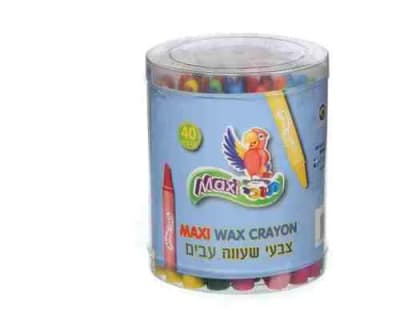 צבעי  שעווה עבים ( 40יח ) בכוס