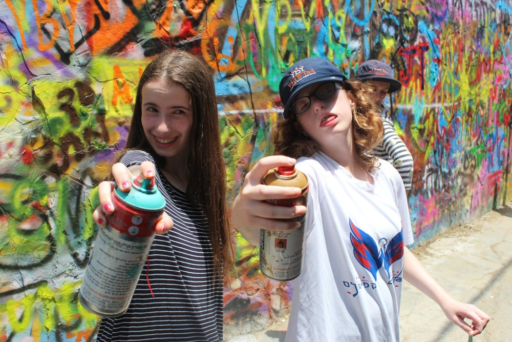 YBY2: August 2: Tel Aviv Graffiti Tour, Diaspora Museum &amp; Ices on the Beach!      