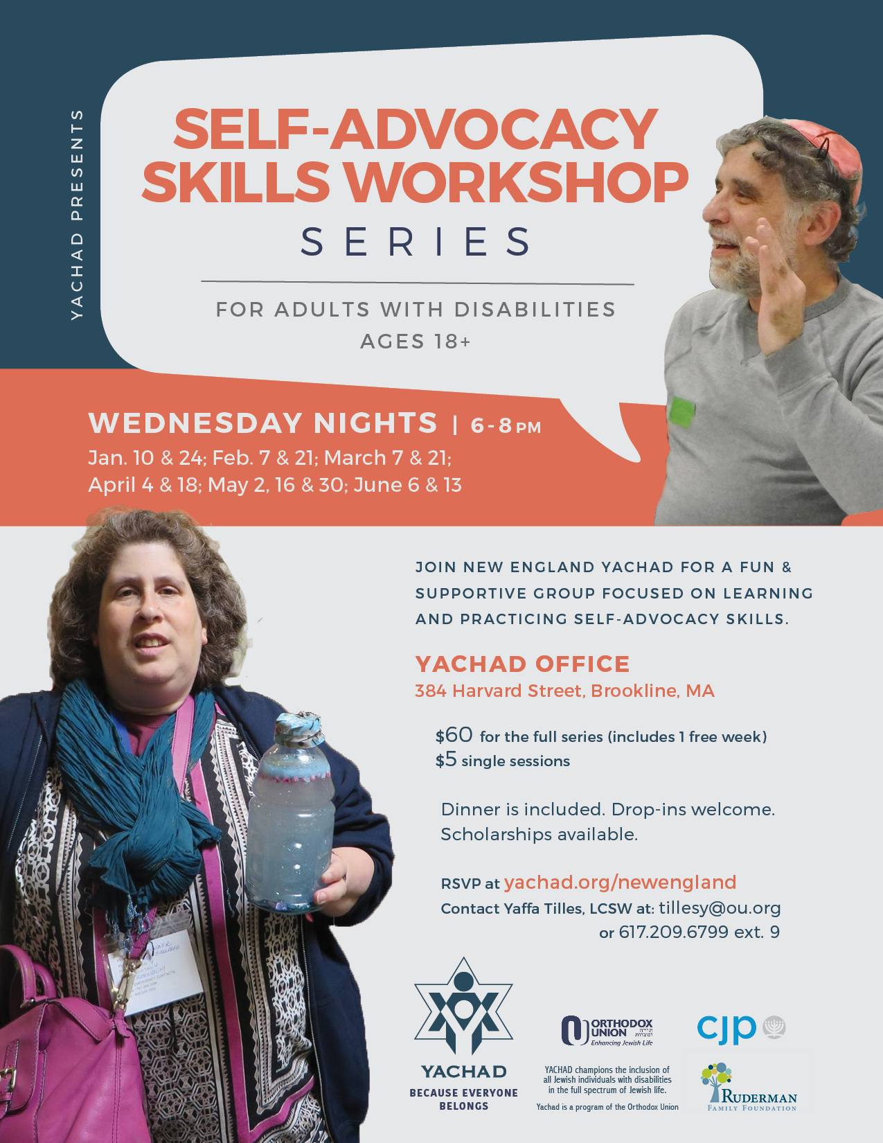 Self Advocacy Skills Workshop Yachad Events