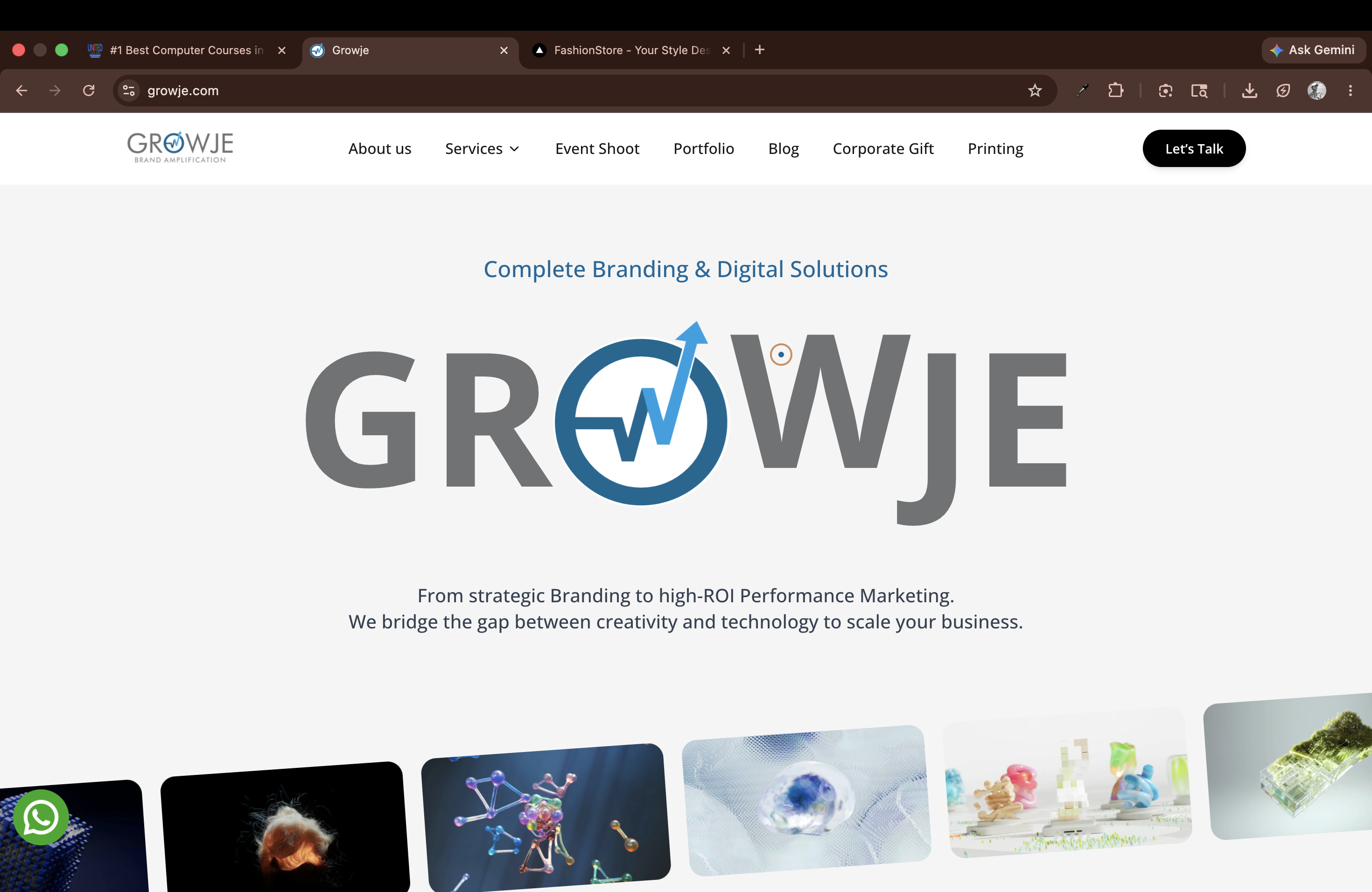 Growje Business Website