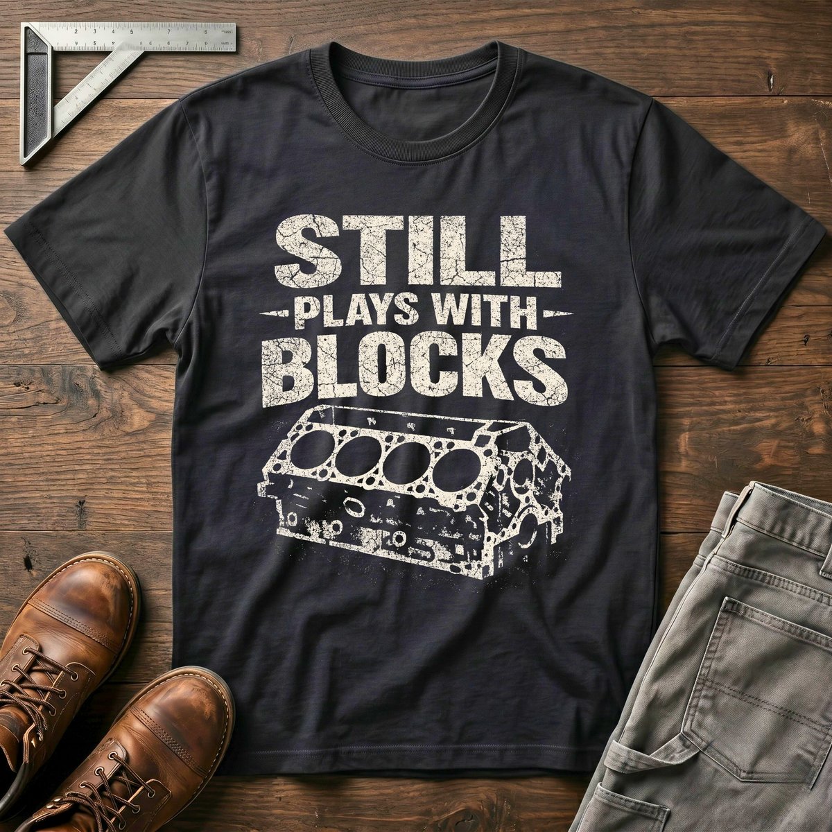 Still Plays With Blocks