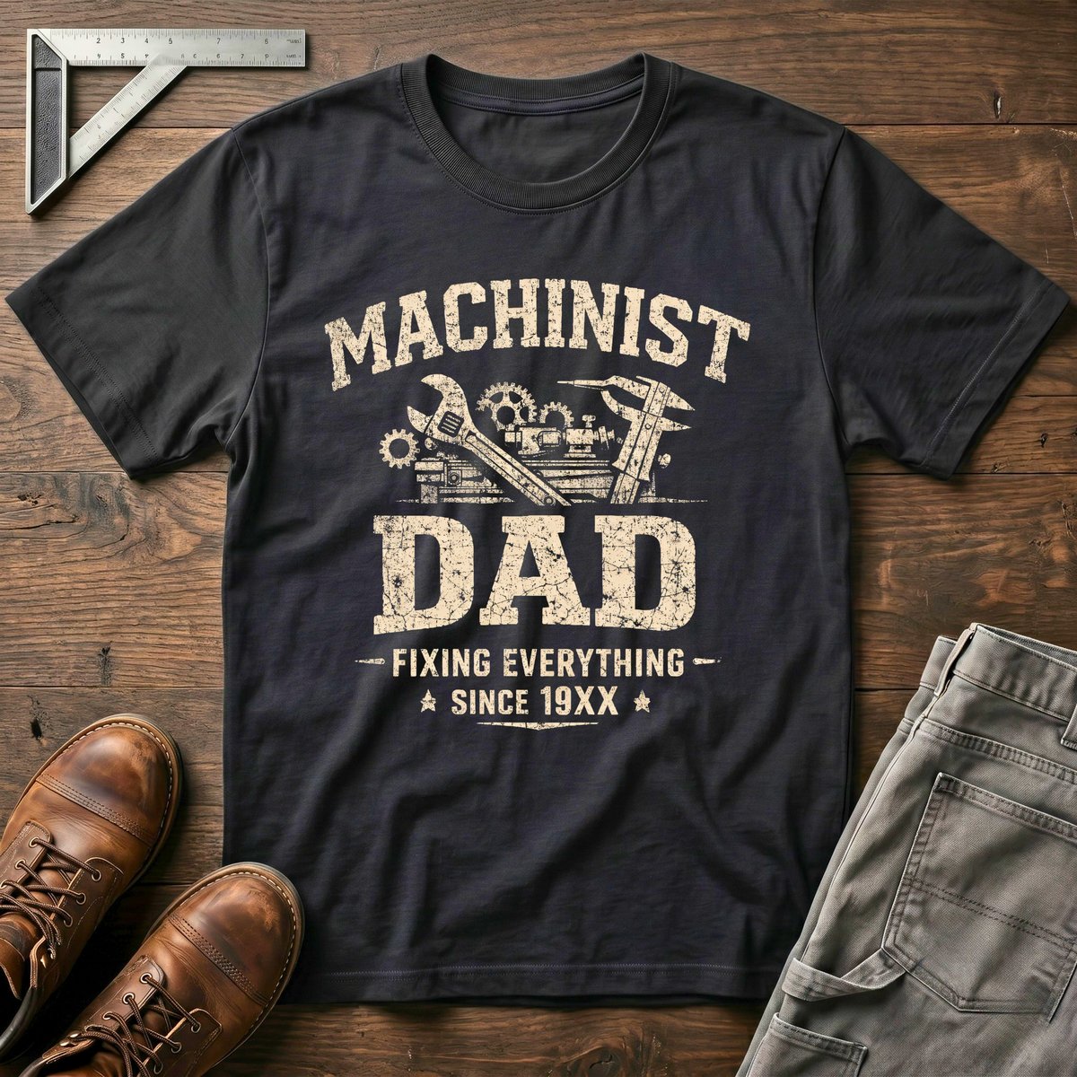 Machinist Dad Fixing Everything Since 19Xx