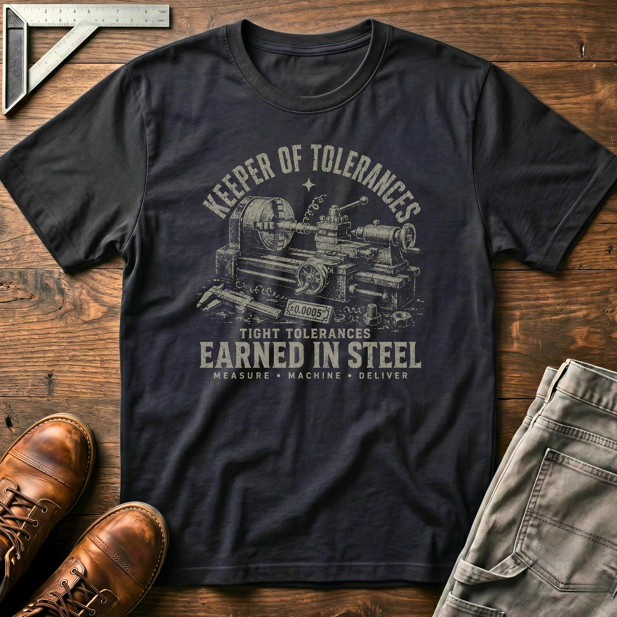 Keeper Of Tolerances Earned In Steel