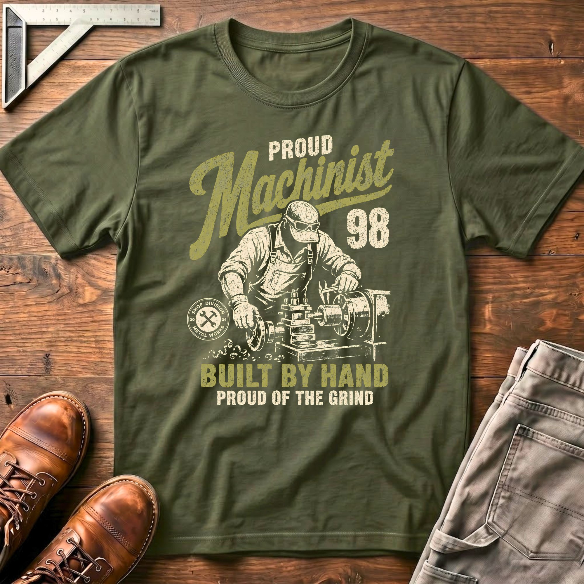 Proud Machinist Built By Hand