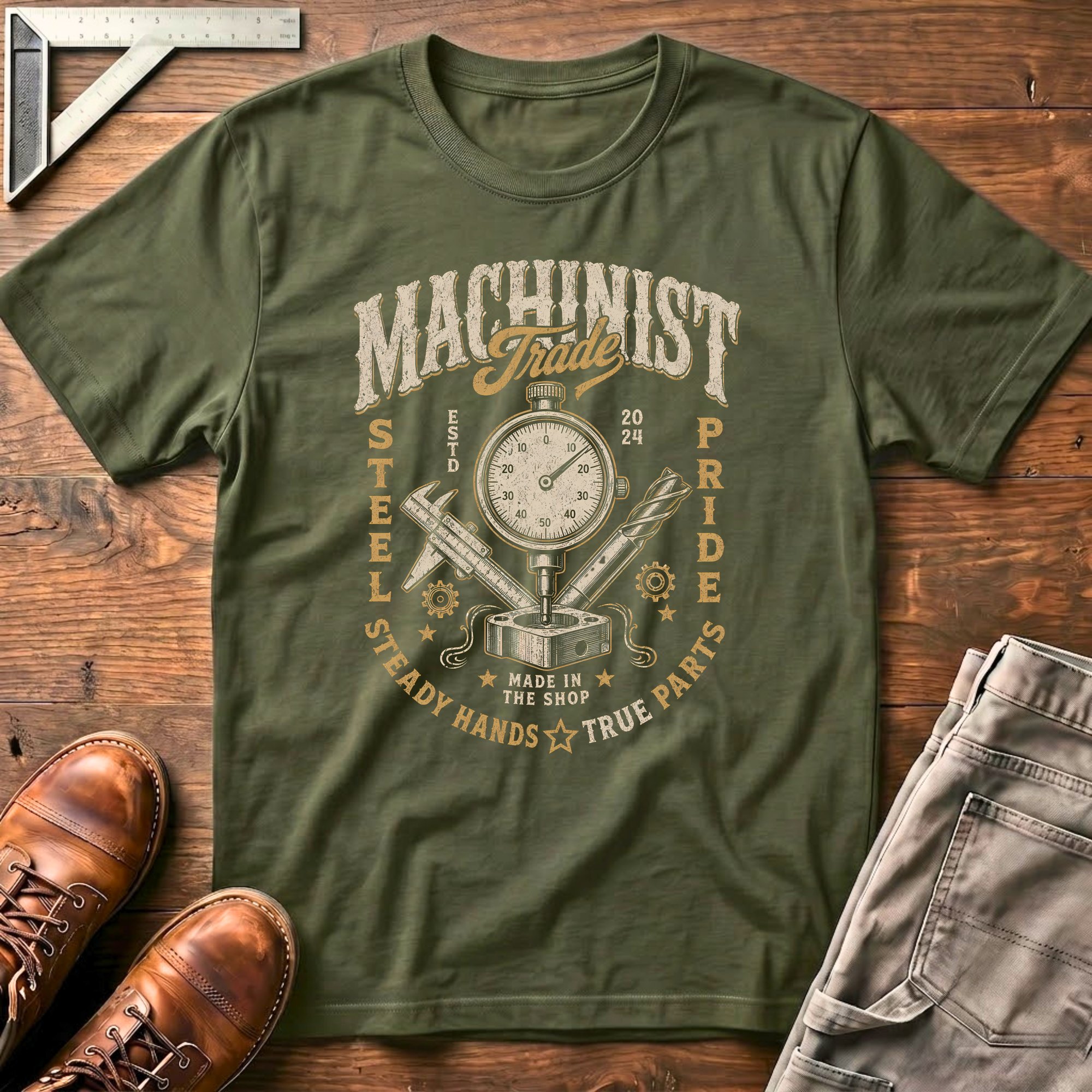 Machinist Trade Steel Pride