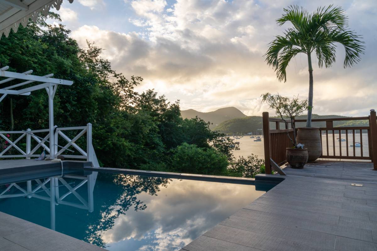 villa vue mer en Martinique