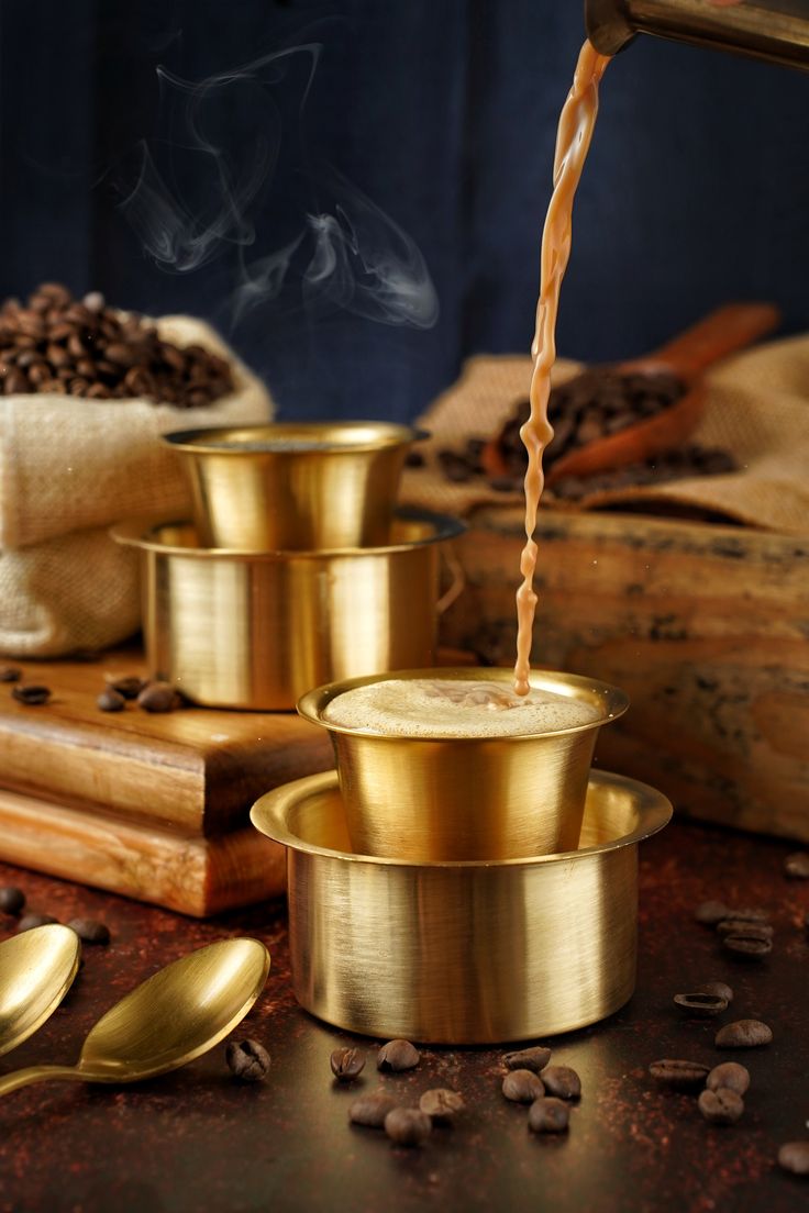 Ground coffee preparation
