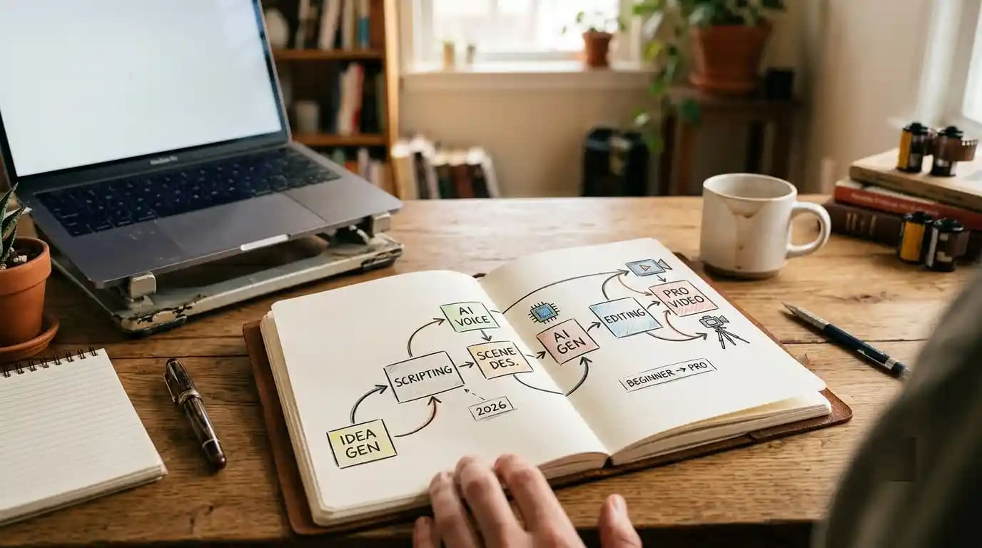 AI Video Content Creation Roadmap from beginner to Pro level