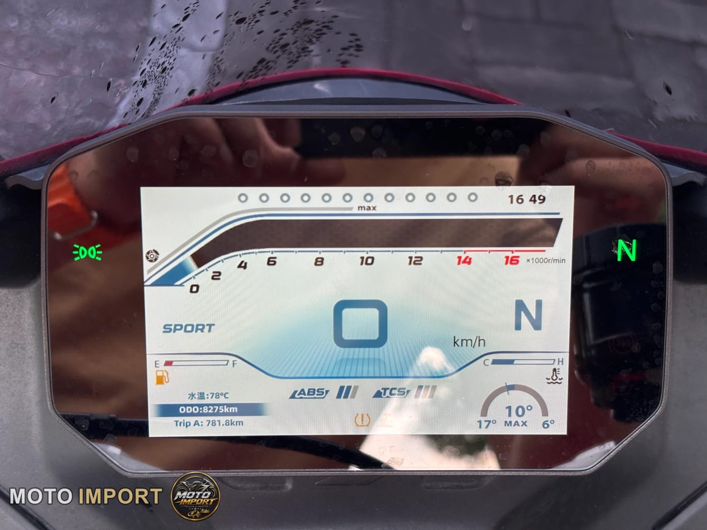 Zhangxue 500RR Monobras 2025 - Compteur