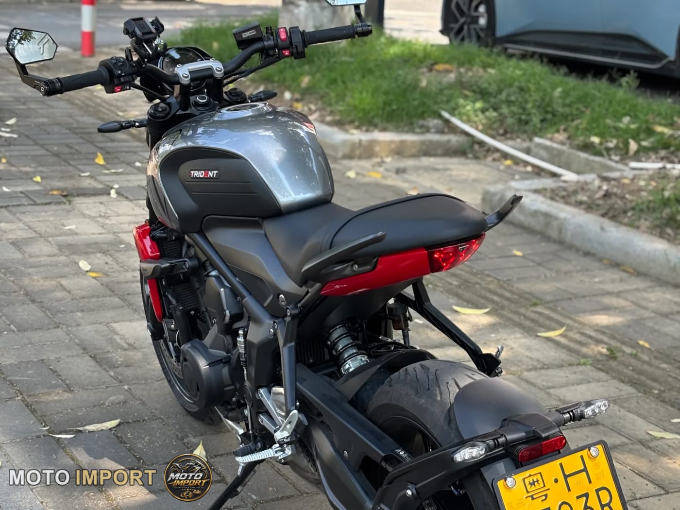 Triumph Trident 660 2022 - 3/4 arrière gauche