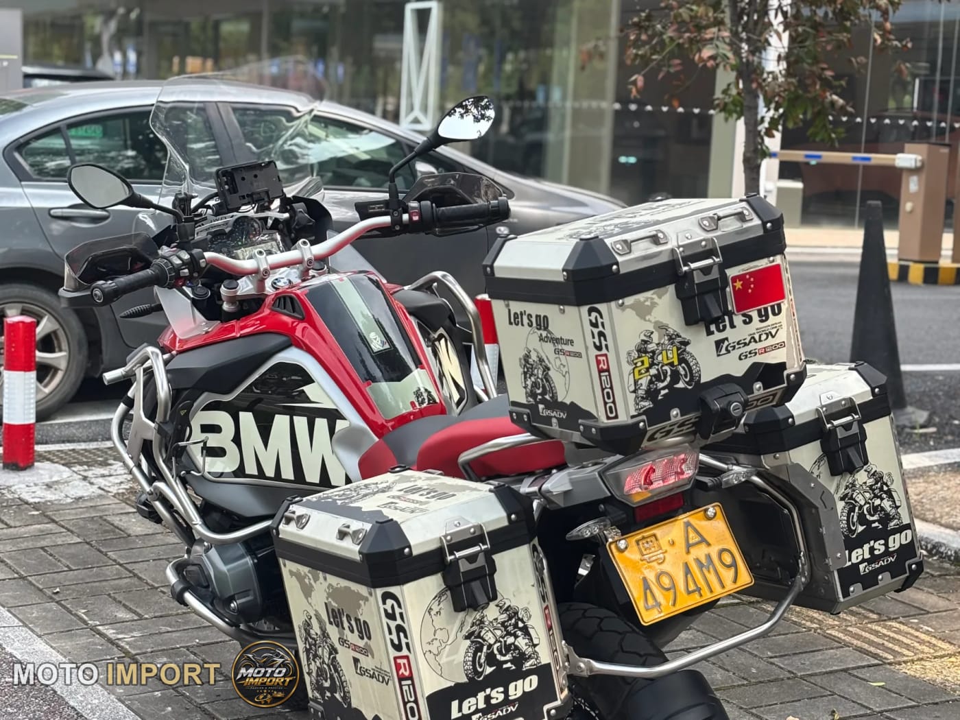 BMW R 1200 GS Adventure 2018 - 3/4 arrière gauche