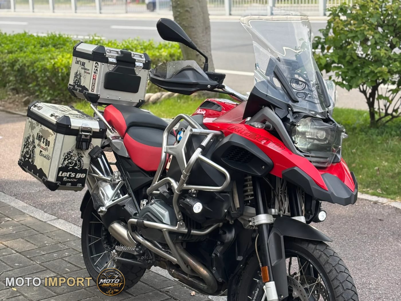 BMW R 1200 GS Adventure 2018 - 3/4 avant droit