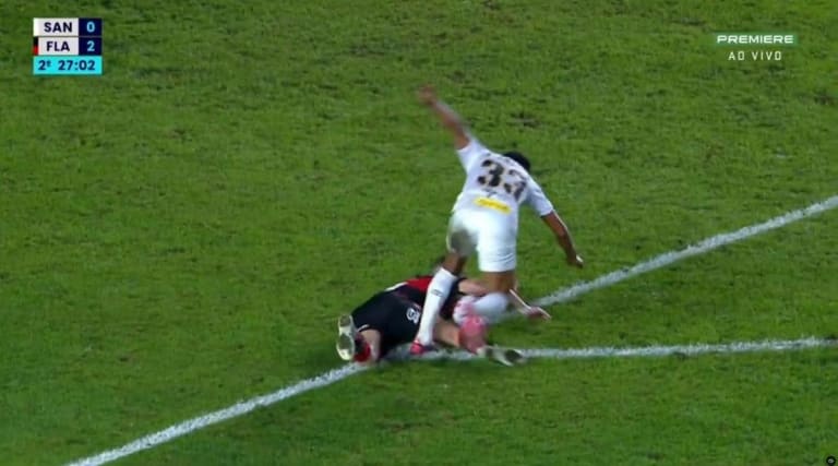 CBF divulga áudio e mantém decisões de Daronco em expulsão de Jorginho no Santos Flamengo