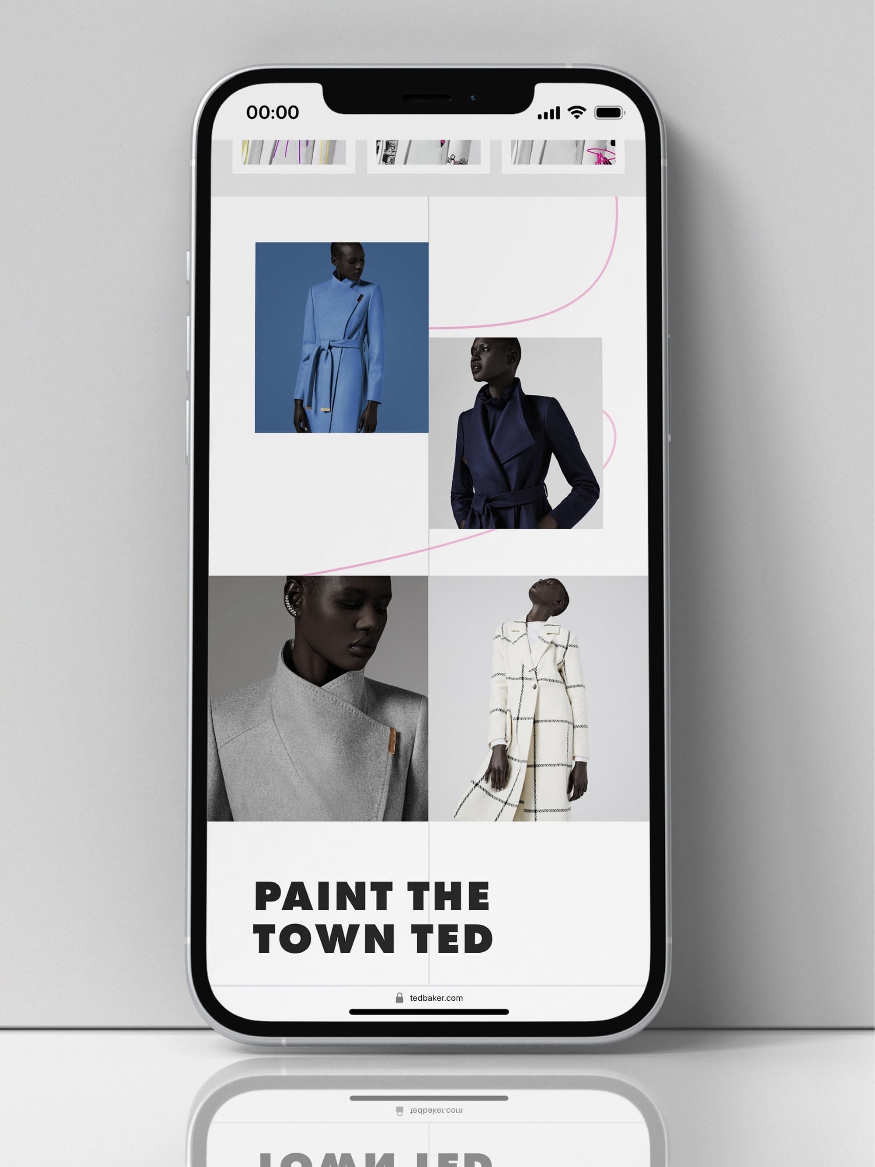 Paint it Ted advertising campaign - mobile