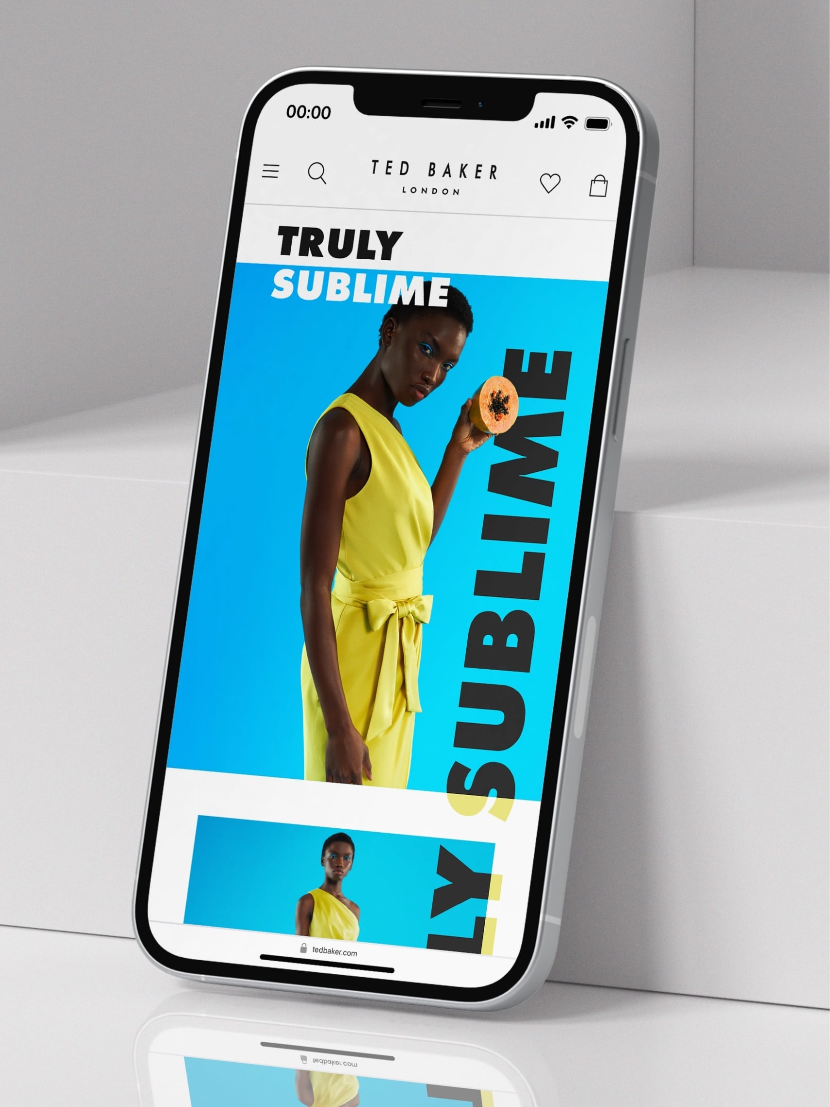 Bright idea editorial web screens - mobile