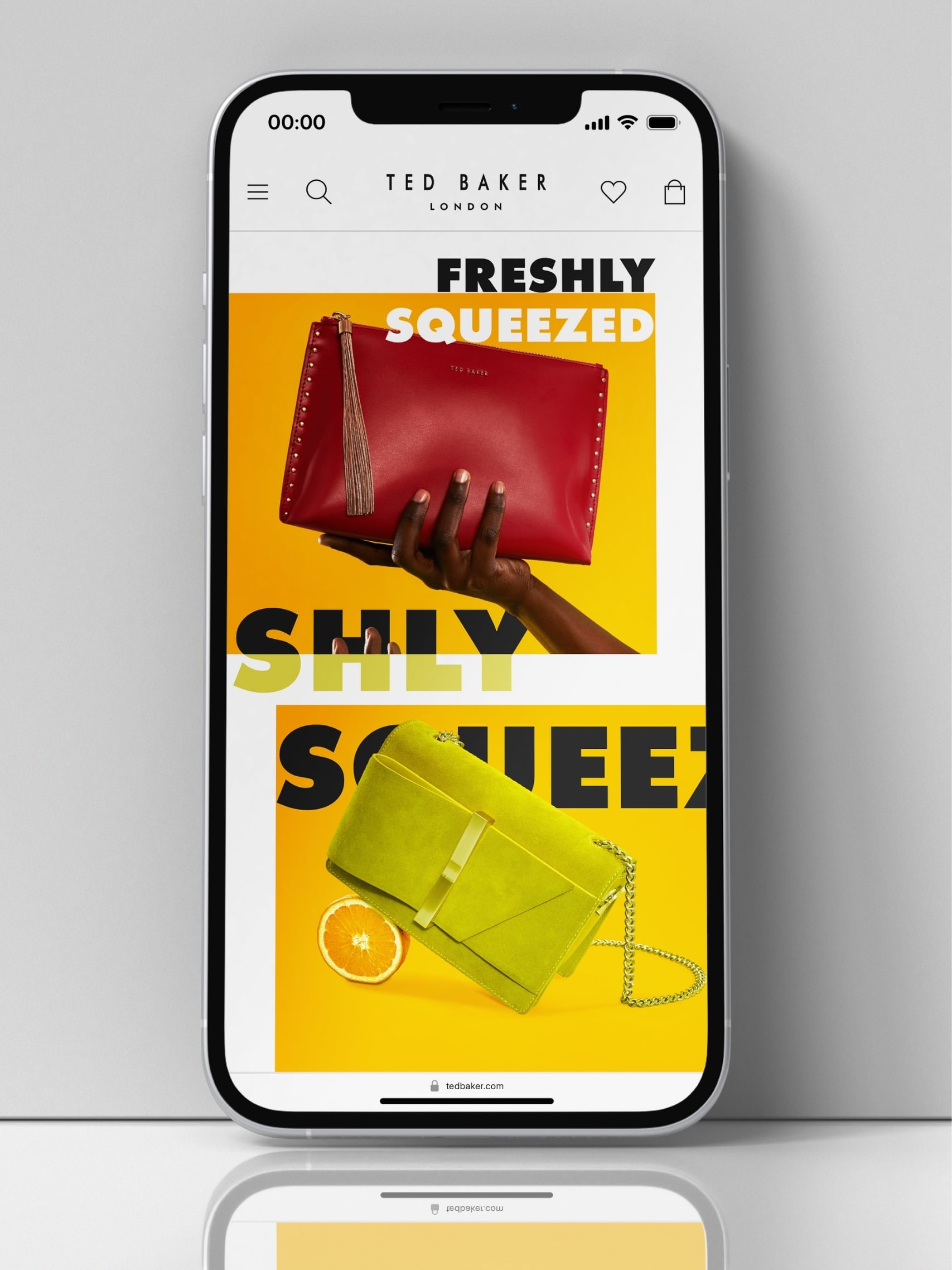 Bright idea editorial web screens - mobile