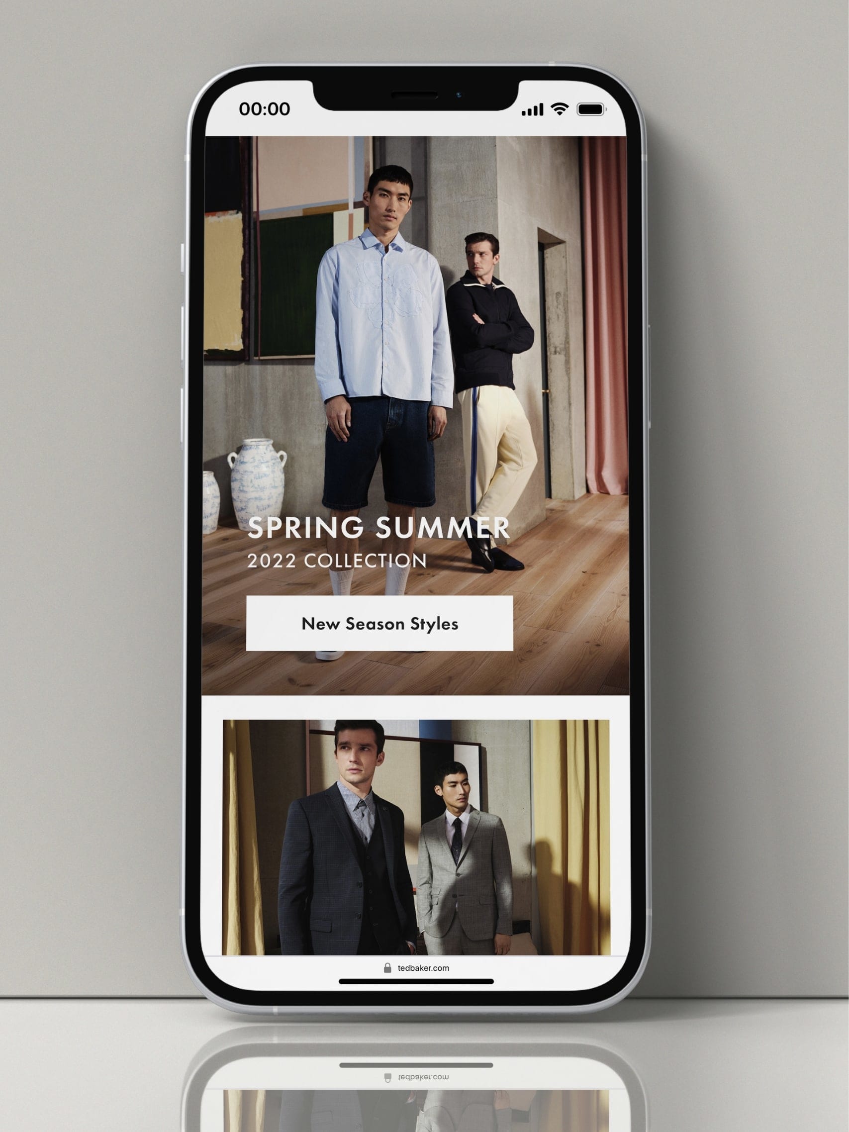 Spring Summer '22 landing pages - mobile