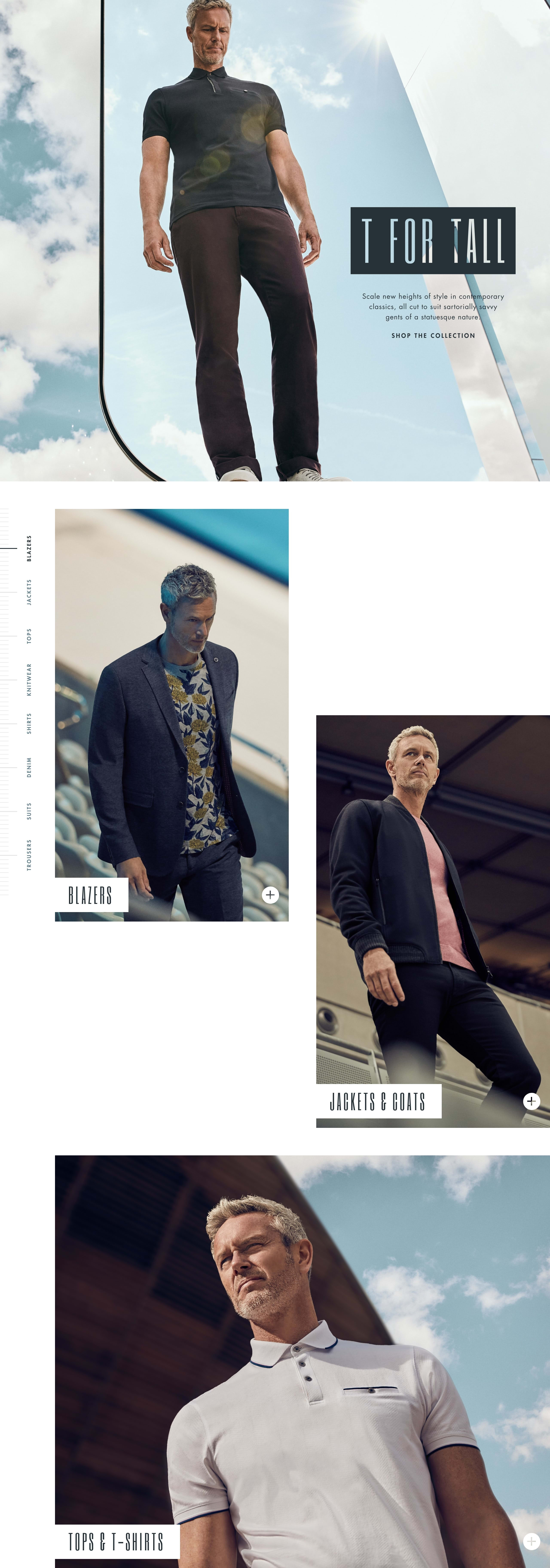 T for tall menswear editorial - Autumn Winter 2017 - desktop