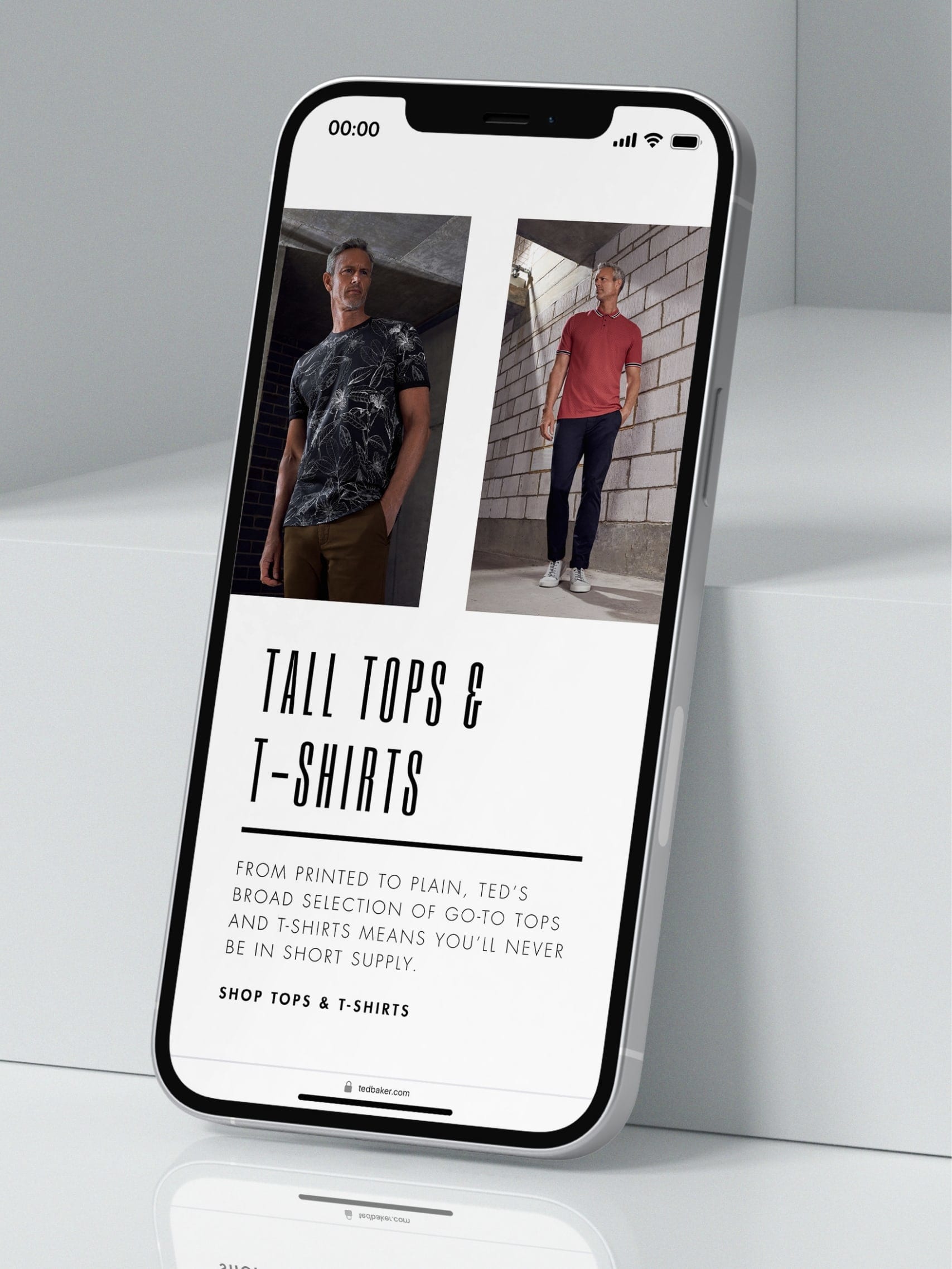 T for tall menswear editorial - Autumn Winter 2018 - mobile