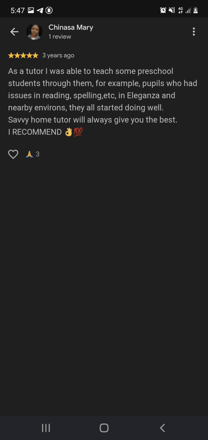 Review of Savvy Tutors 8