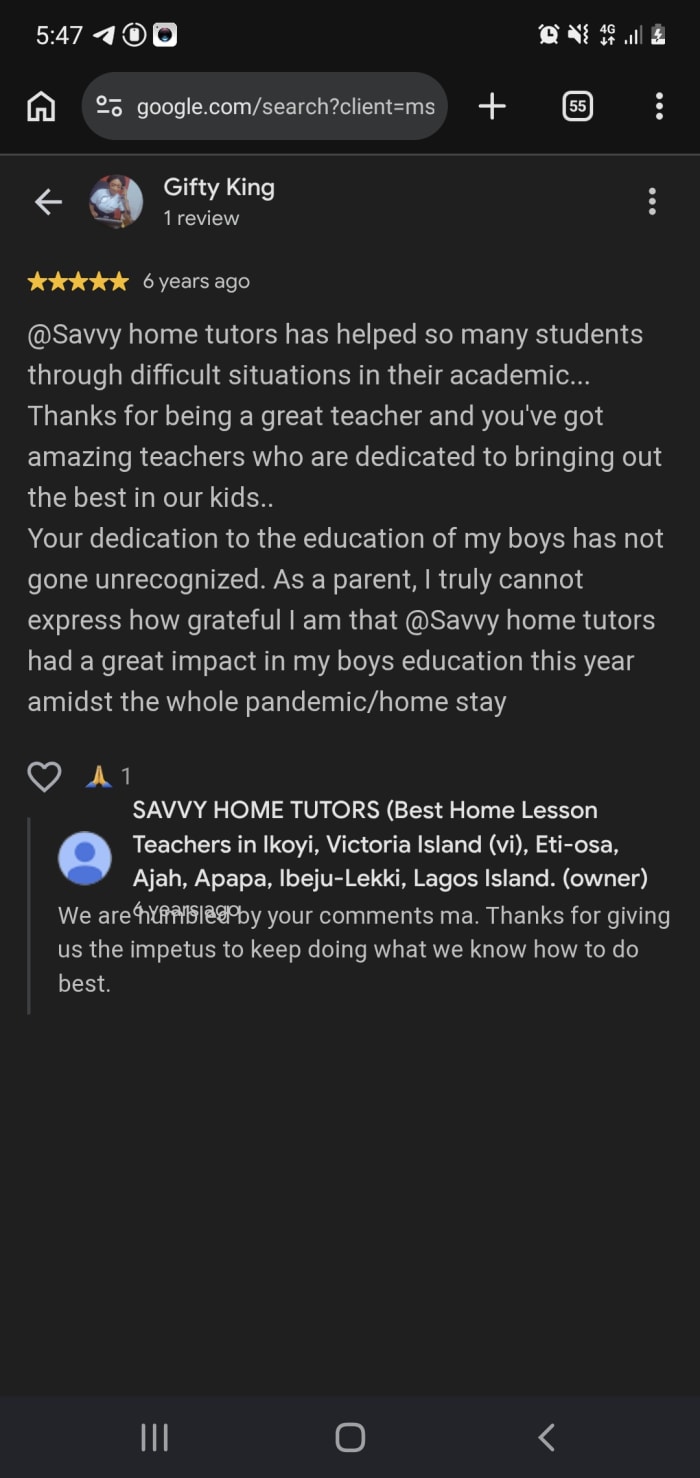 Review of Savvy Tutors 9
